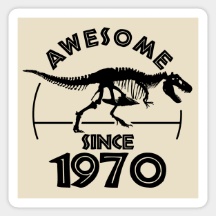 Awesome Since 1970 Sticker